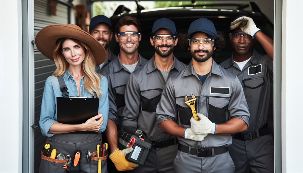 Professional garage door service in New Salem