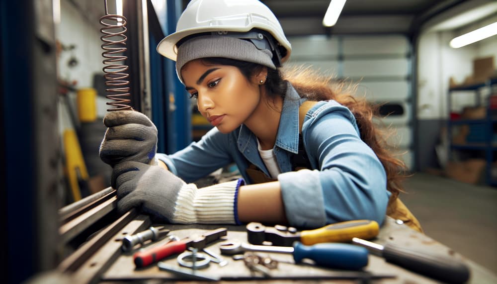 Our professional garage door panel replacement process